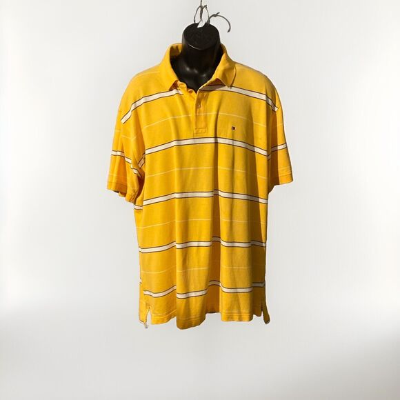 Tommy Hilfiger Men‎ Polo Shirt 2XL Multi Stripped - Picture 1 of 6